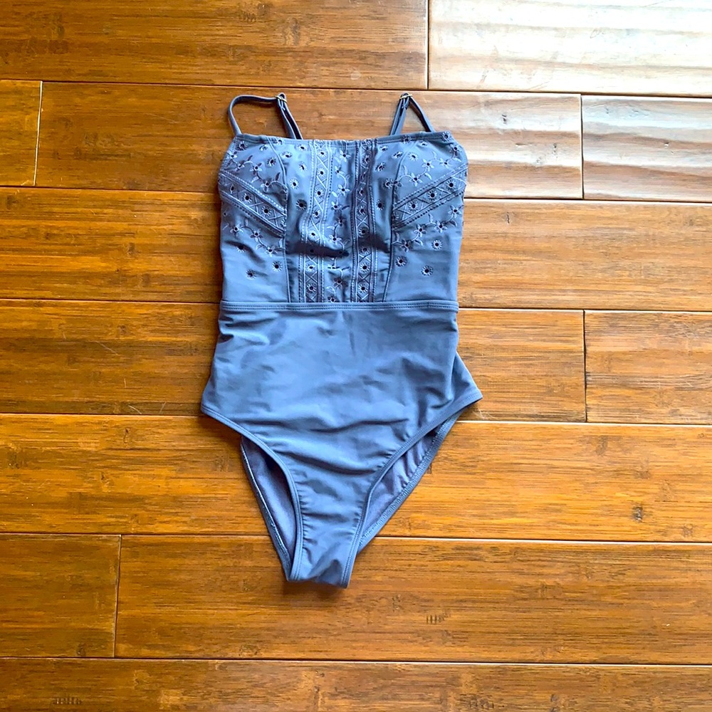 blue juniors one piece